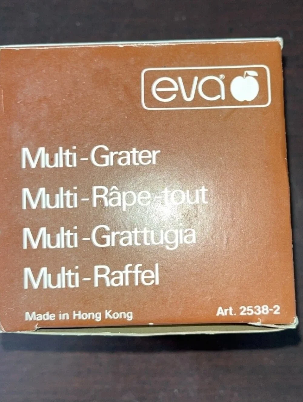 Vintage Eva Multi-Grater Stainless Steel Blade Kitchen Food Grater